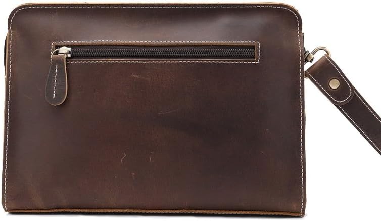 Wallet Man Crazy Horse Leather Clutch Retro Layer Cowhide Bag Fashion Clip Large Capacity Genuine