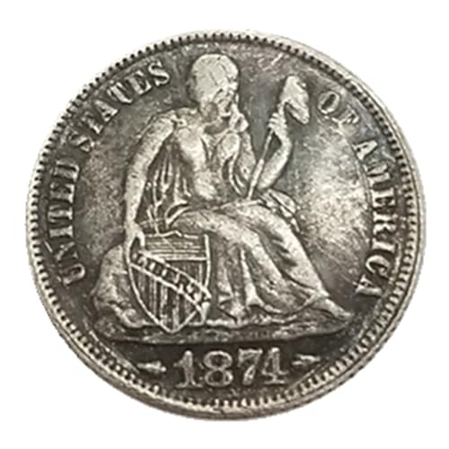 BoodLo Artesanato antigo USA moedas comemorativas USA 1871/1874-CC