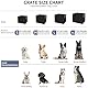 OUUTMEE Hundebox-Abdeckung, wasserdicht/Sonnenschutz/Lichtblockierend Hundekäfig-Abdeckung mit Tür und belüftetem Fenster 125cm Schwarz