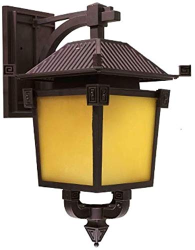Luminaire mural extérieur traditionnel élégant en fonte d'aluminium et style antique