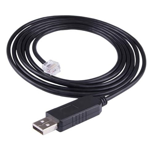 SZYDD USB to RJ12 RS232 Virtual Cable for Seamlessly and Fast Data Transfer and Device Compatibility 180CM Virtual Serial Line
