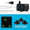 PULACO 95GPH 5W Mini Submersible Water Pump with 3.3 ft Tubing for Aquarium Fish Tank, Pond, Fountain, Hydroponics #4