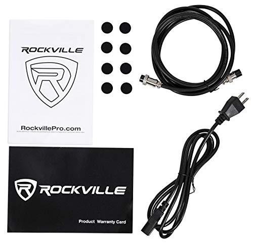Rockville Pair Apm5W 5.25" 2-Way 250W Powered Usb Studio Monitor Speakers+Pads #TOP3