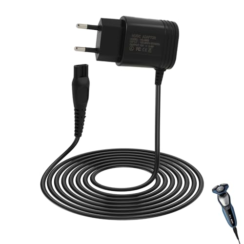 Chargeur de rasoir 15 V, bloc d'alimentation de rechange avec port USB, compatible avec Philips Series 3000 5000 7000 9000, QP6510 QP6520 MG7745 MG7730 MG7720,...