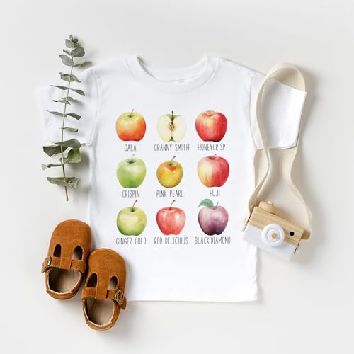 Fall For Apple Picking Toddler Shirt - Cute Fruit Names Tee - Orchard T-Shirt - Boho Natural Kids Shirts2