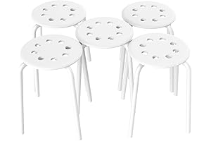 Yaheetech 5 Pack of Flexible Plastic Dining Chairs