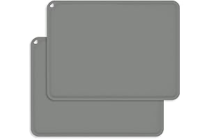 Silicone Placemats for Kids, Baby Placemats: Non-Slip, Stain-Resistant Countertop Mats for Kitchen Counters