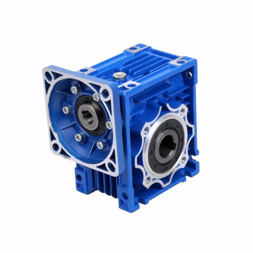 Réducteur de vitesse NMRV050 avec bride 90x90mm et arbre de 14mm pour transmission industrielle