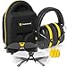 TRADESMART BUILT TRADE TOUGH Tradesmart Ear Muffs, Earplugs and 2PK Adjustable Gun Safety Glasses with Case - UV400 and Anti Fog Eye Protection