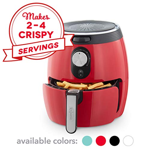 DASH DMAF355GBRD02 Deluxe Electric Air Fryer + Oven Cooker with Temperature Control, Non