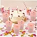 ULDIGI 6pcs Elegant Party Cups Reusable Plastic Drinking Cups Unique for Bachelor Party Bulk Water Glasses