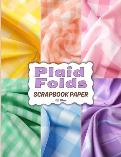 Plaid Folds Scrapbook Paper: Double Sided Paper For Scrapbooking, Junk Journals, Card Making, Decoupage, And Other Papercraft image 2