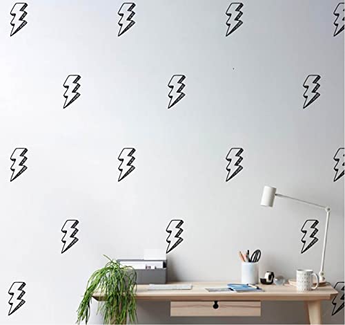 Vinilo Decorativo Geométrico Negro para Pared Infantil