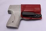 Burly Man Tactical IWB Appendix Kydex Holster Fits: M&P Shield 9mm/40cal -USA MADE- Firearm Red...