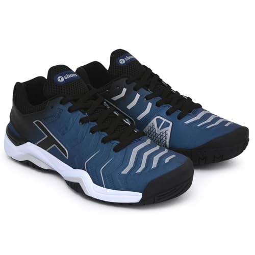 Tênis Feminino Tenista Handebol Vôlei Masculino Para Padel Leve T-Challenger Gel Original 04 (Preto-