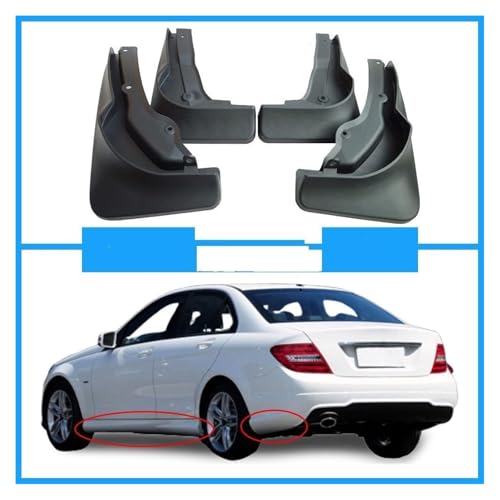 Guardabarros para Benz Clase C W204 W205 modelos 2008 a 2020 7