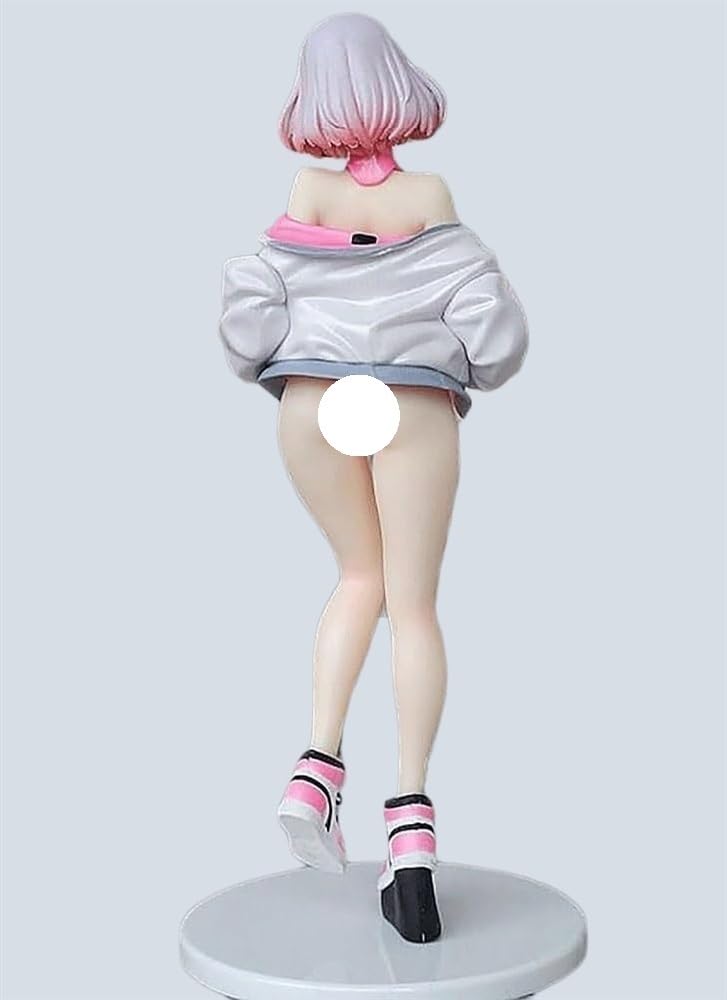 Figurka anime TYdfhSHRi figurka malowana postać tryb zabawka model PCW anime kolekcjonerzy przedmiot 25 cm (różowa)