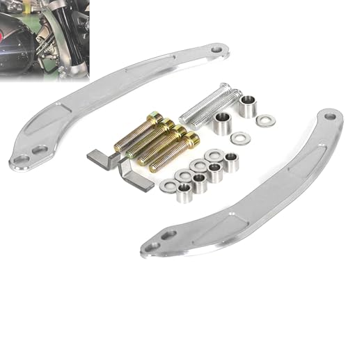 CNC 3D�J�[�r���O�t�����g�t�H�[�N�X�e�A�����O�X�e���X�^�r���C�U�[�z���_�[ MONKEY 125 2018-2024 JC92�Ή� GROM 125 2018-2024 JB02 JB03 (�V���o�[)