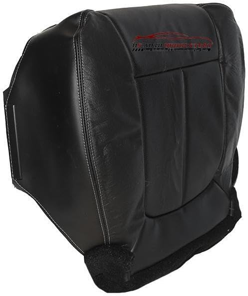 Funda de asiento de vinilo compatible con Ford F150 Lariat XLT FX4, color negro