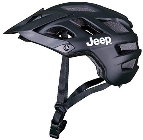 Jeep E-Bikes Unisex – Erwachsene Helm Pro Fahrradhelm, Schwarz, M