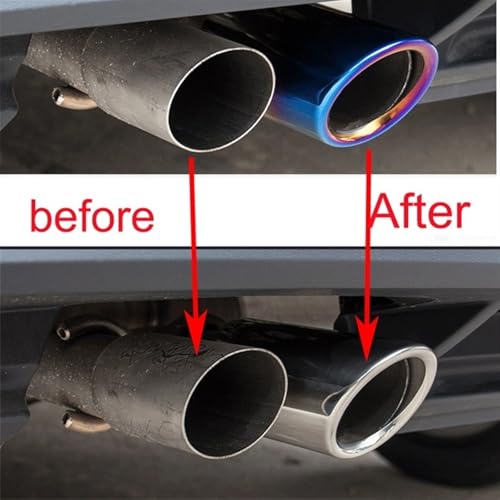 Embout d'échappement finition noire laquée compatible BMW E36 E90 F30 GT - 4
