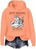 Photo Gallery kitty biscuits we knead em you need em felpa kitty bscuits bakery felpa con cappuccio carino cat lover top, hami arancione-h, xxl Photo Gallery kitty biscuits we knead em you need em felpa kitty bscuits bakery felpa con cappuccio carino cat lover top, hami arancione-h, xxl