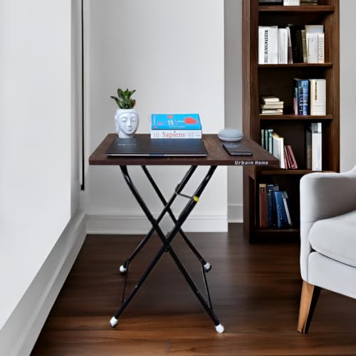 Urbain Home Folding Study Table I Foldable Laptop Table I Portable Breakfast Table I Multipurpose Children's Table (Matte Finish, Walnut) - Image 2