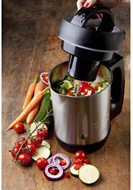 Adding ingredients to DOMO DO1004BL Soup Maker