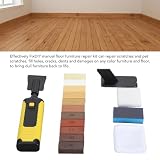 Glomora Floor Repair Wax Wax, z długopisem cieplnym 11 Kolory twardego wosku wypełniacz meble drewniane drewniane meble drewna Zestaw naprawy linoleum Przywróć wszelkie zadrapania
