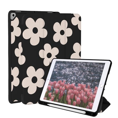 Funda para iPad 10.2 con portallápices carcasa delgada trasera suave