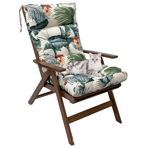 Coussin pour fauteuil inclinable 124x56 cm à motif tropical imperméable
