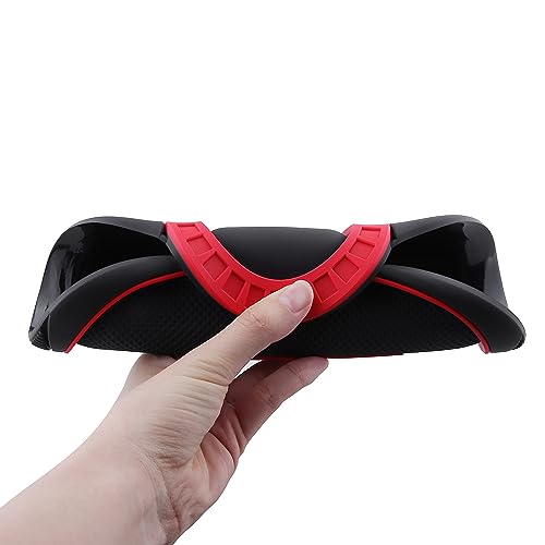 Image of Wolf Non-Slip Phone Pad for 3-in-1 Car 360 Degrees Rotating Car Phone Holder,Car Dashboard Organizer Mat Sticky Pad with Temporary Car Parking Card Number Plate Multifunctional Gift (Red)