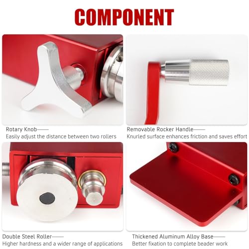 Dexepe Tube Pipe Tubing Beader Tool Bead Roller For 5/8