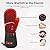 SAVIOR HEAT Heated Mittens Electric Ski Gloves, Palm & Handback Heated Rechargeable Battery Warm Snow Mitts for Winter Skate Skiing Camping Hunting Hiking Arthritis Hands Men Women Kids