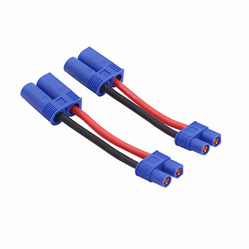 Adaptador EC5 macho a hembra EC3 de 14 AWG y 2 pulgadas C108-2