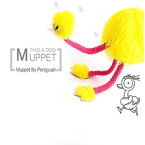 Hoche Toy-Marionette Ostrich (Yellow) #TOP1