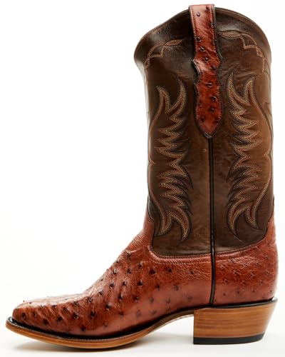 Tony Lama Men's Kenway Exotic Ostrich Western Boot Round Toe - SG1017 9 D(M) US3