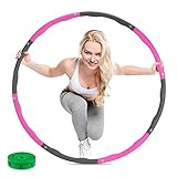 【Leicht & Tragbar】Der etwa 1,2 kg schwere fitness erwachsene Hula-Hoop-Reifen ist nicht schwer und leicht zu tragen. Darüber hinaus kann es in 8 kurze Abschnitte zerlegt werden, die für Erwachsene und Kinder unterschiedlicher Formen geeignet sind. (Sie können den Hula Hoop Kinder nach Belieben nach Ihren Bedürfnissen zusammenstellen)
