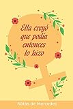  Ella Creyó que Podía Entonces Lo Hizo Notas de Cristina Mercedes: Cuaderno Bujo con 110 Páginas con Puntos  Tamaño Medio 15.24x22.86 cm  Regalo ...  Páginas Puntinadas  Hojas con Puntos