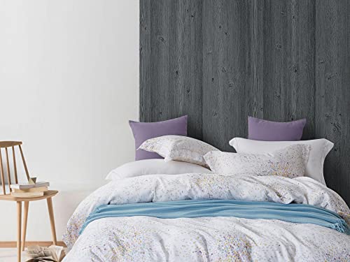 Likiliki Natural Wood Contact Paper Gray Wood Grain Wallpaper Peel And Stick Wallpaper Self Adhesive Removable Decorative Wallpaper For Living Room Bedroom Office Vinyl 15.7"*118" #TOP6