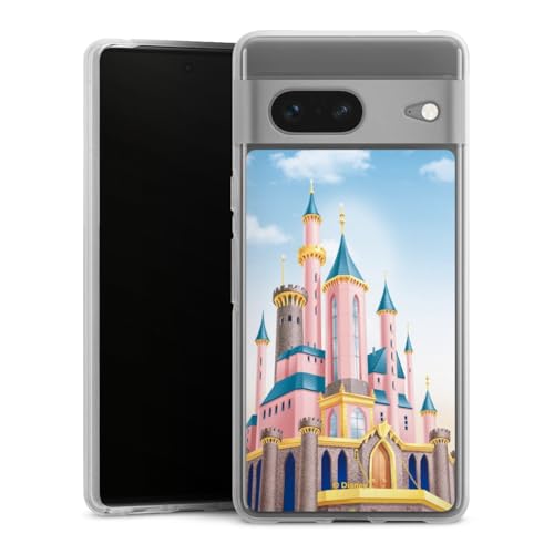 Coque Google Pixel 7 antichoc silicone souple DeinDesign motif Château Disney