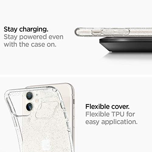 Image of Spigen Liquid Crystal Glitter Designed for iPhone 11 Case (2019) - Crystal Quartz
