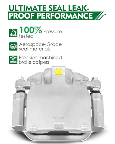 Image of Rear Right Disc Brake Caliper Assembly with Bracket for:-Chevy for:-GMC Silverado Suburban Sierra 1500, Yukon XL 1500 Tahoe, for:-Cadillac Escalade ESV 2007-2018 5.3L 6.0L 6.2L OE# 18-B5031