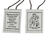 VGI Catholic Economy Brown Scapular (Thin Braided Cord)