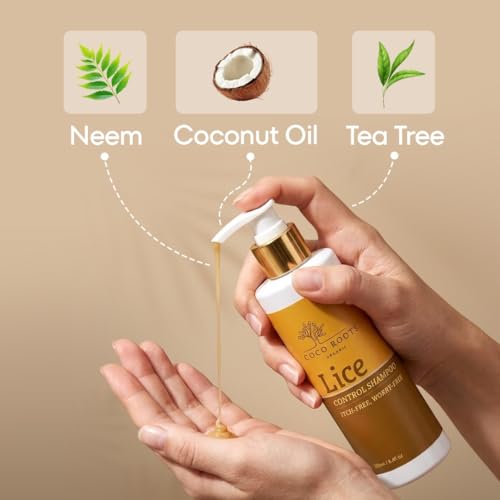 Image of Anti Lice Shampoo for Kids & Adults | Sulphate & Paraben Free | Neem & Natural Herbs | Anti Dandruff, Itch Relief | For All Hair Types | 250ml
