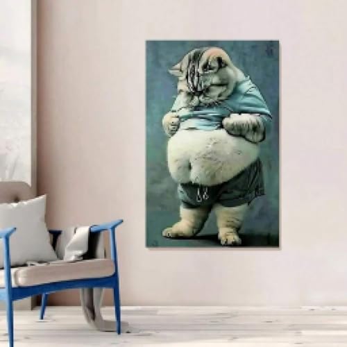 Toile chat mignon affiche déco murale lianyibo tendresse - 3