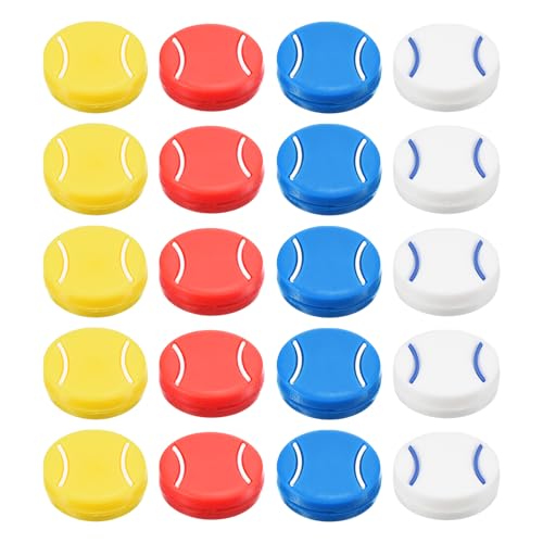 Amortisseur de tennis en silicone PATIKIL lot de 20 antivibrateurs multicolores