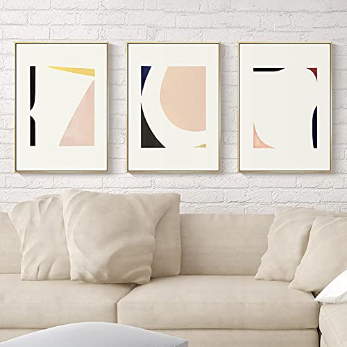Lienzo abstracto moderno de 50x70cm para renovar paredes vacías sin marco