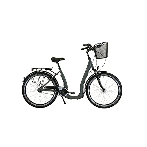 Die beste Tiefeinsteiger-Fahrrad 2026 Test Bestseller Tiefeinsteiger-Fahrrad HAWK City Comfort Deluxe Plus inkl Korb
