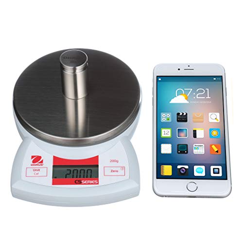 Ohaus CS200 Compact Scale, 200g Capacity and 0.1g Readability
